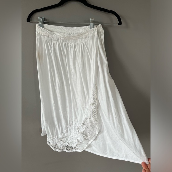 Vintage 1980s eyelet skirt size L - Picture 4 of 6
